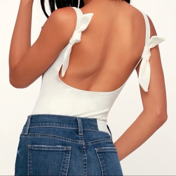 Free People Intimately Tied Shoulder Bodysuit - Picture 1 of 4